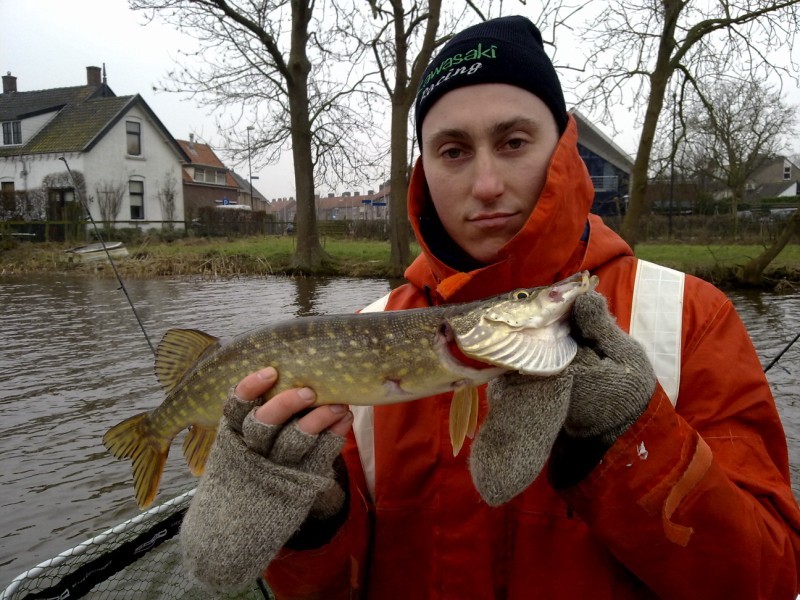 Snoek trollen op de Giessen