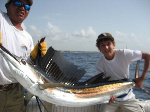 Zeilvis met Max in Mexico