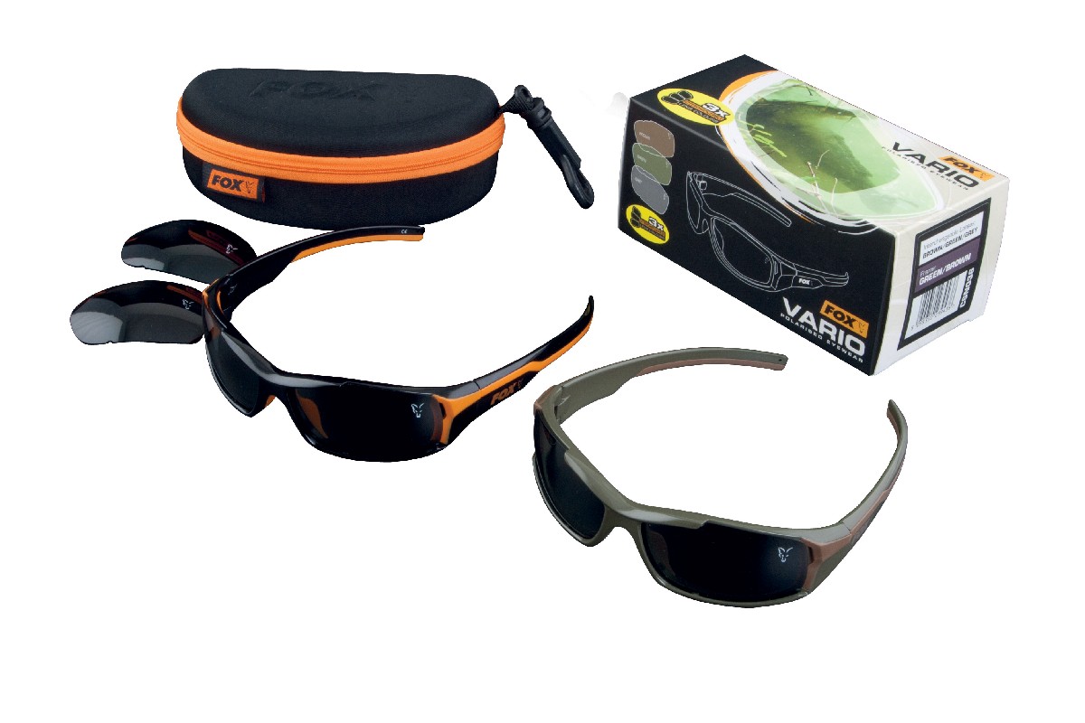 Fox Zonnebril Vario with 3 Lenses (black/grey/green)