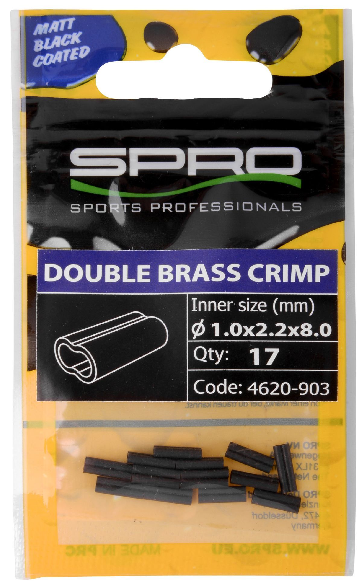 Spro Mb W-Brass Crimp 17St. 1.0 mm