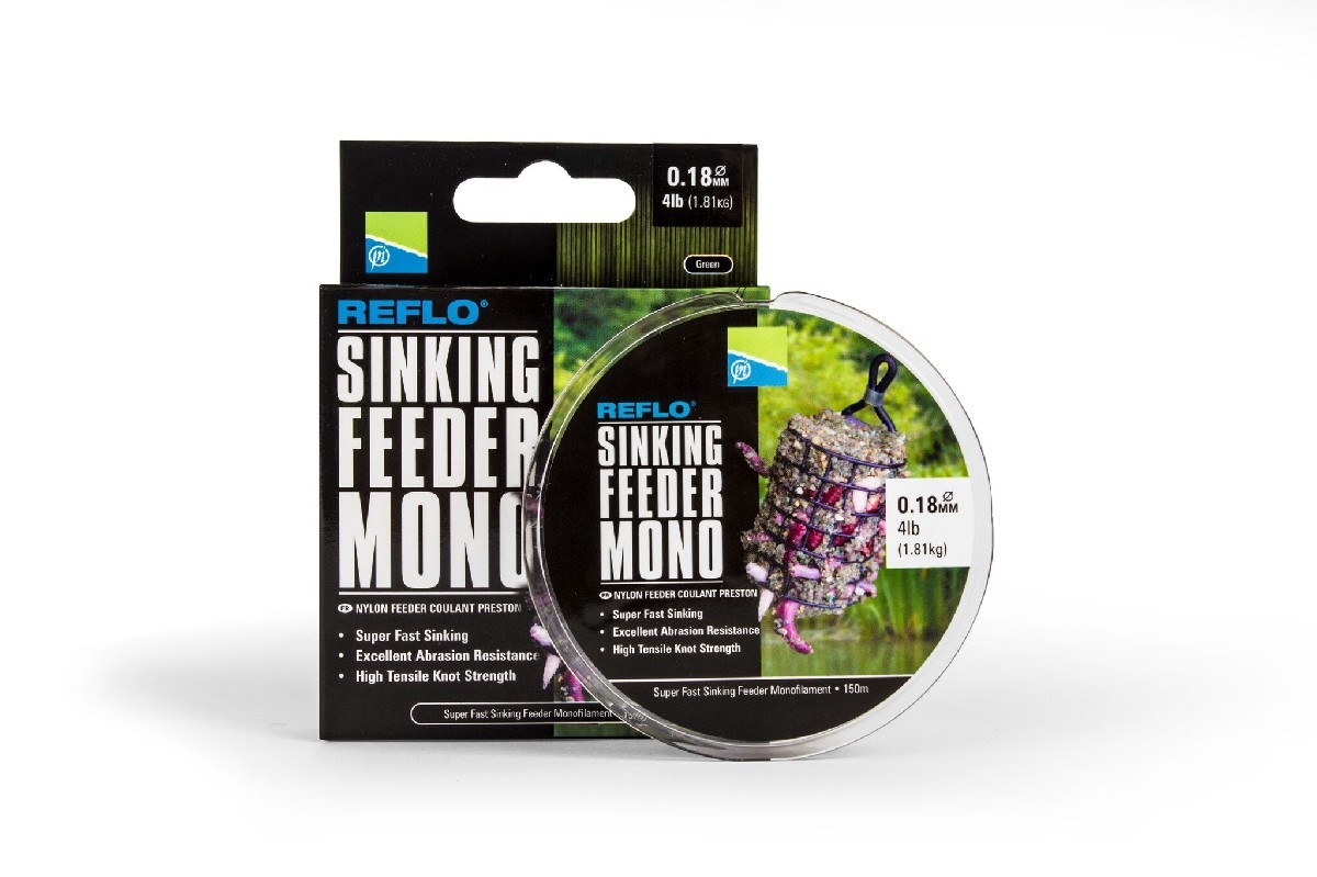 Preston Reflo Sinking Feeder Mono 150m 0.18 mm 4 lbs