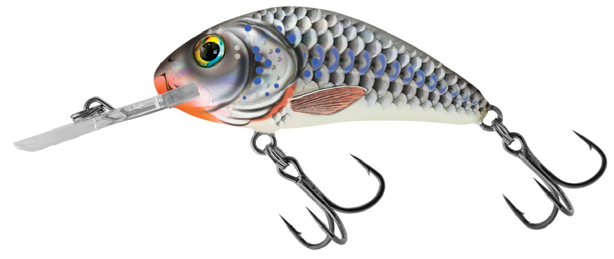 Salmo Rattlin Hornet Floating 5.5Cm Silver Holographic Shad