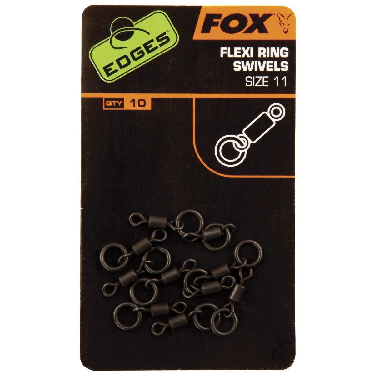 Fox Edges Flexi Ring Swivel Maat 11