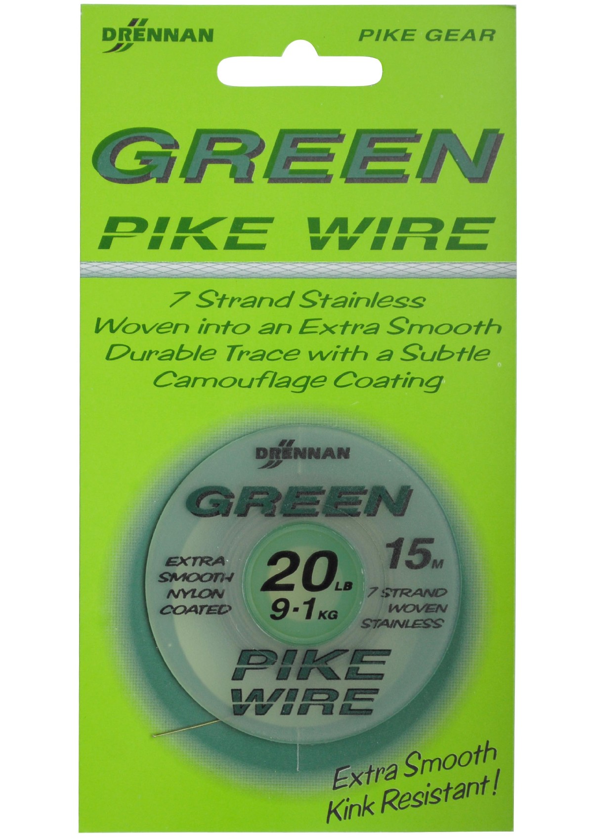 Drennan Green Pike Wire 15m