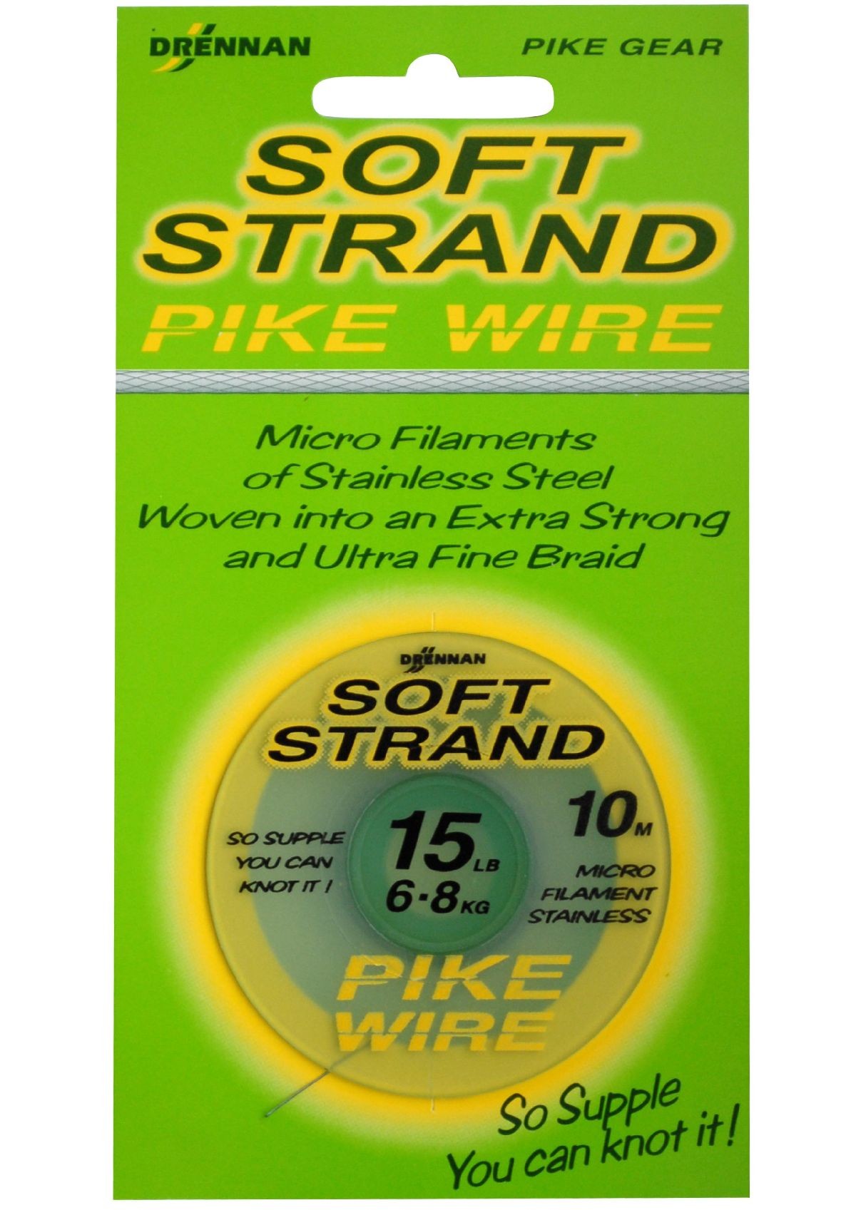 Drennan Soft Strand Wire 10m 15lb 0,25mm 6,8kg