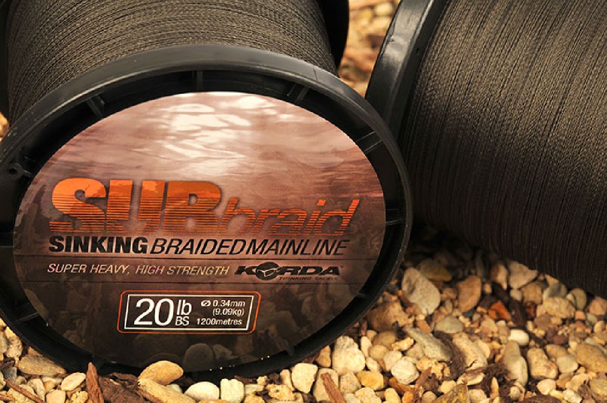 Korda Sub Braid 1200M 20lb - 9,09Kg 0.34mm