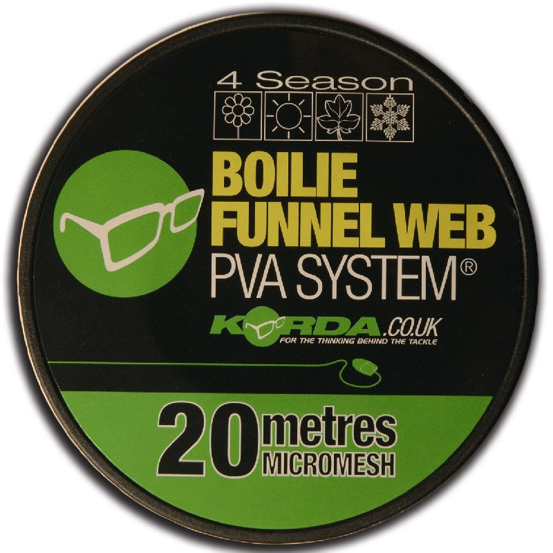 Korda PVA Boilie Funnel Web Hexmesh 20 m refill