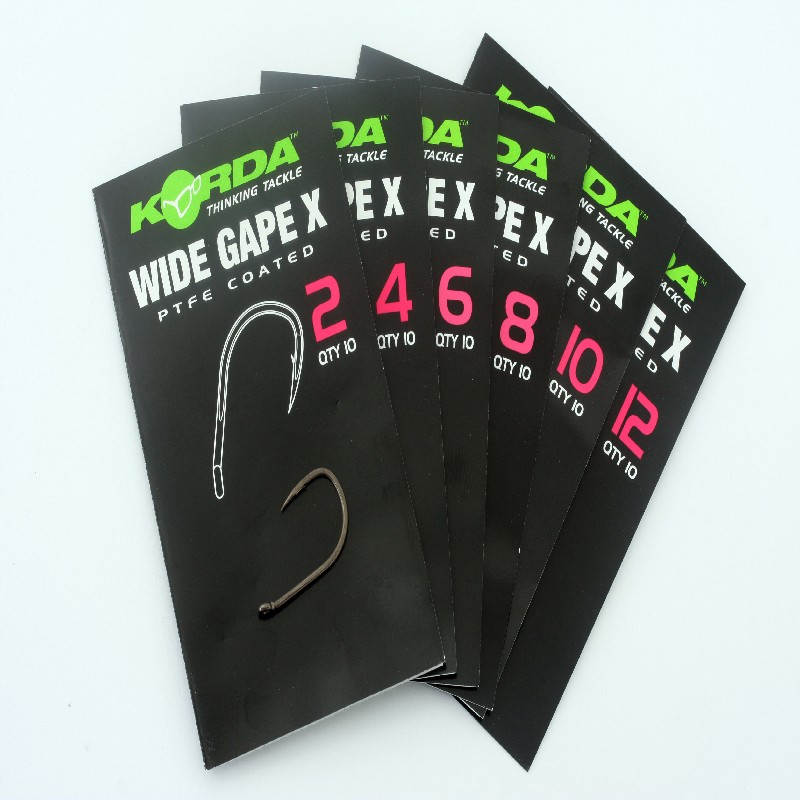 Korda Wide Gape X  Size 2, 10 st