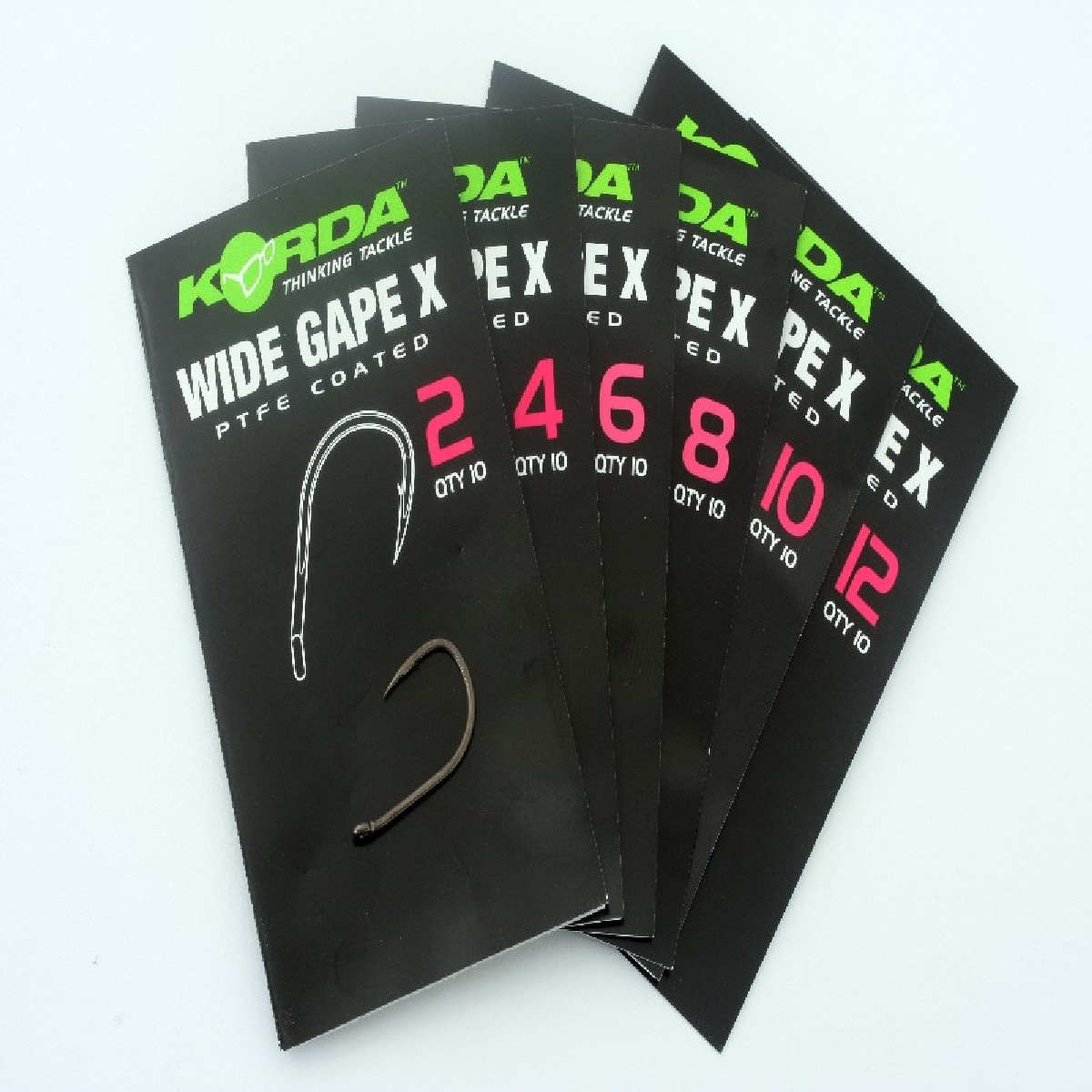 Korda Wide Gape X  Size 6, 10 st