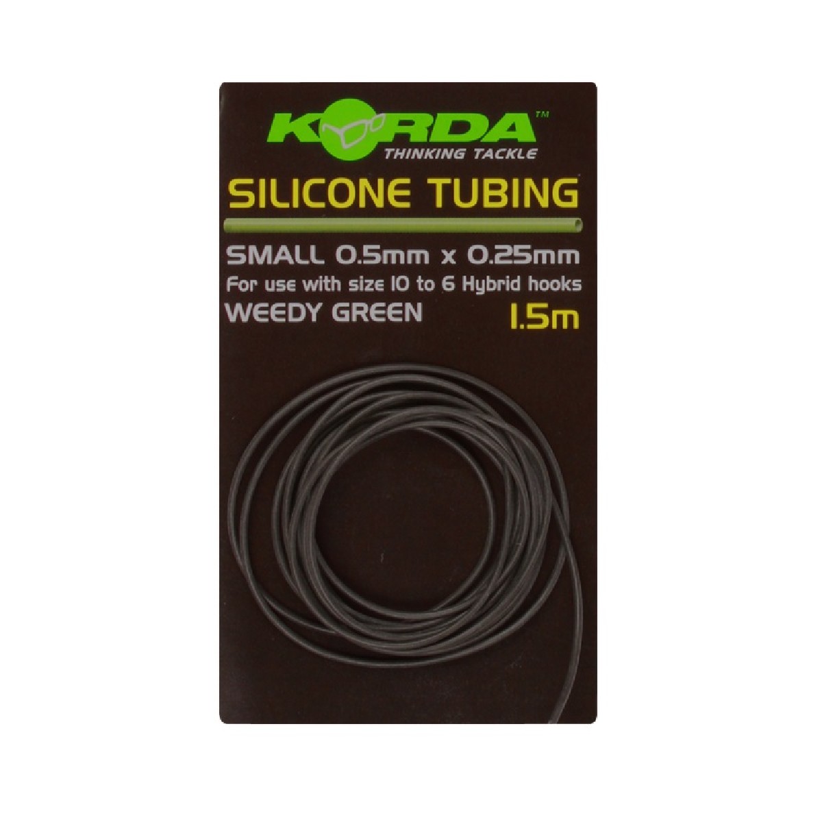 Korda Silicone Tube Green 1.5 meter 0,5 mm