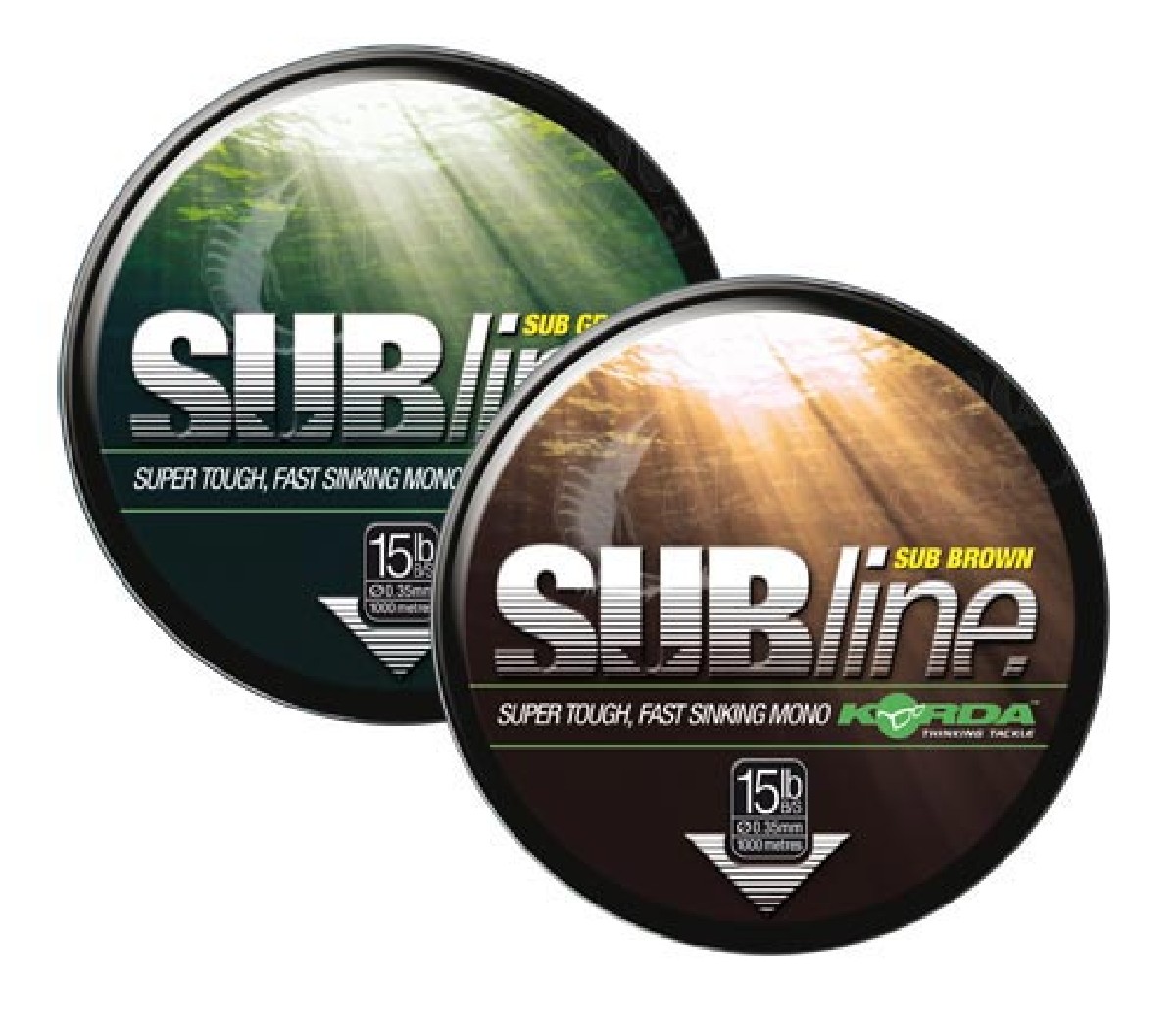 Korda SUBline Green 1000m 0.30 mm  10 lbs