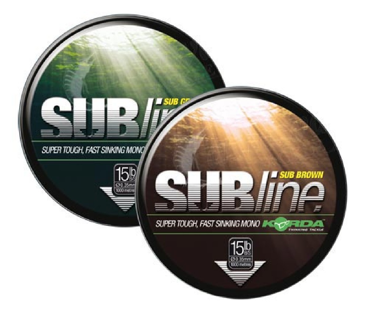 Korda SUBline Green 1000m 0.40 mm  15 lbs