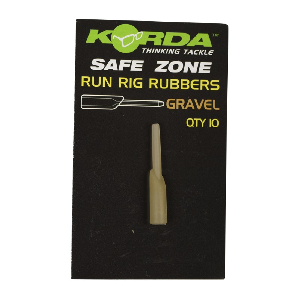 Korda Run Rig Rubber 10 stuks Gravel