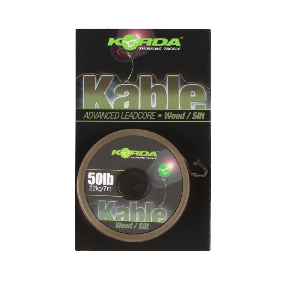 Korda Kable Tight Weave 7m Weed