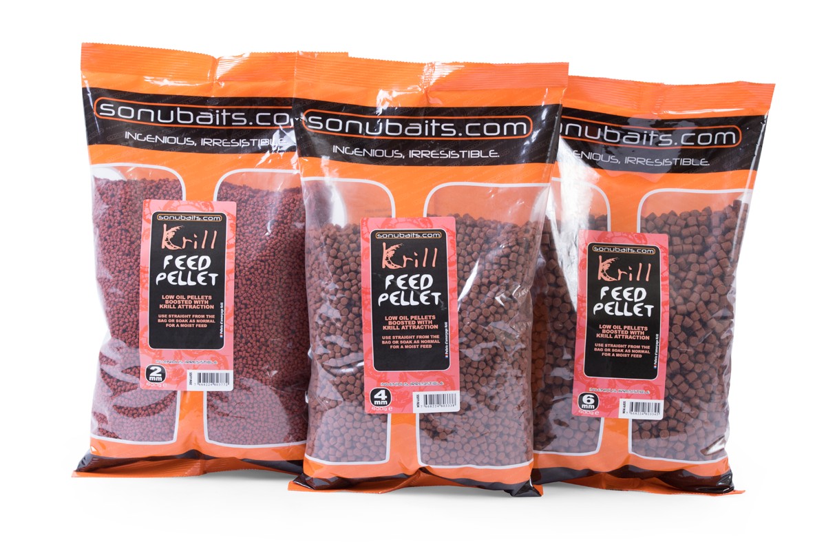 Sonubaits Krill Feed Pellets 6mm | Pellets en sticks visvoer