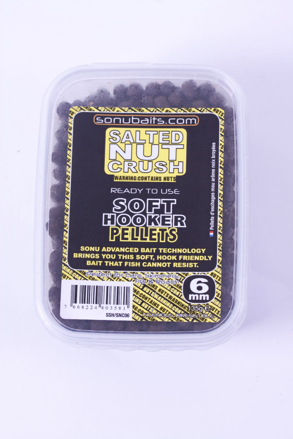 Sonu Soft Hooker Pellets Salted Nut Crush