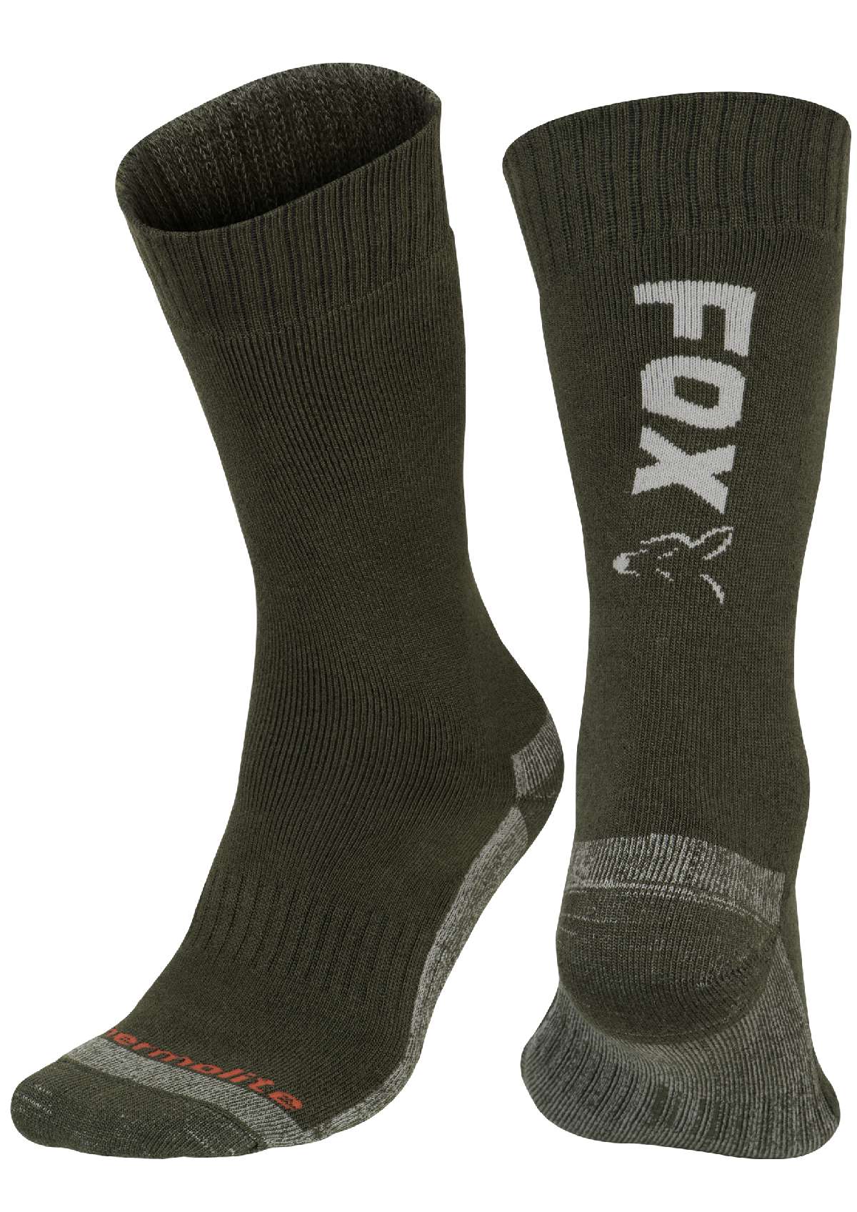 Fox Thermolite Long Socks Green & Silver Thermosokken 40-43