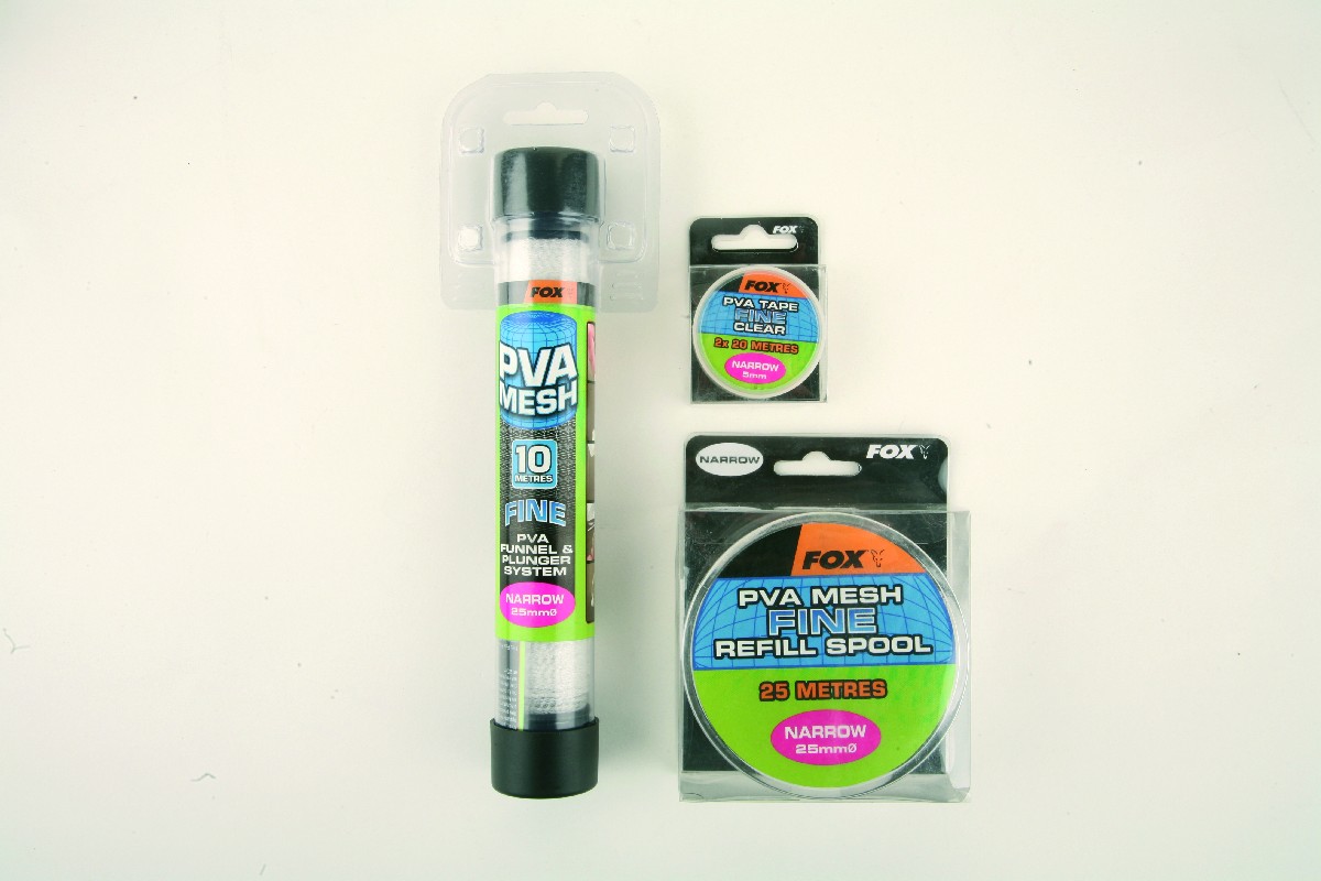 Fox PVA Mesh Narrow Funnel & Plunger System 10m
