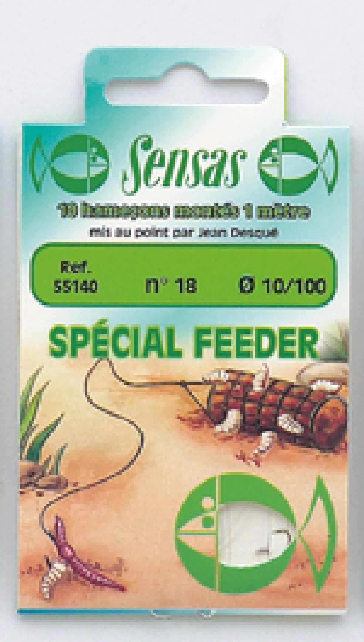 Sensas Onderlijn Feeder 12/14, 10 st Sensas Onderlijn Feeder 12/14, 10 st