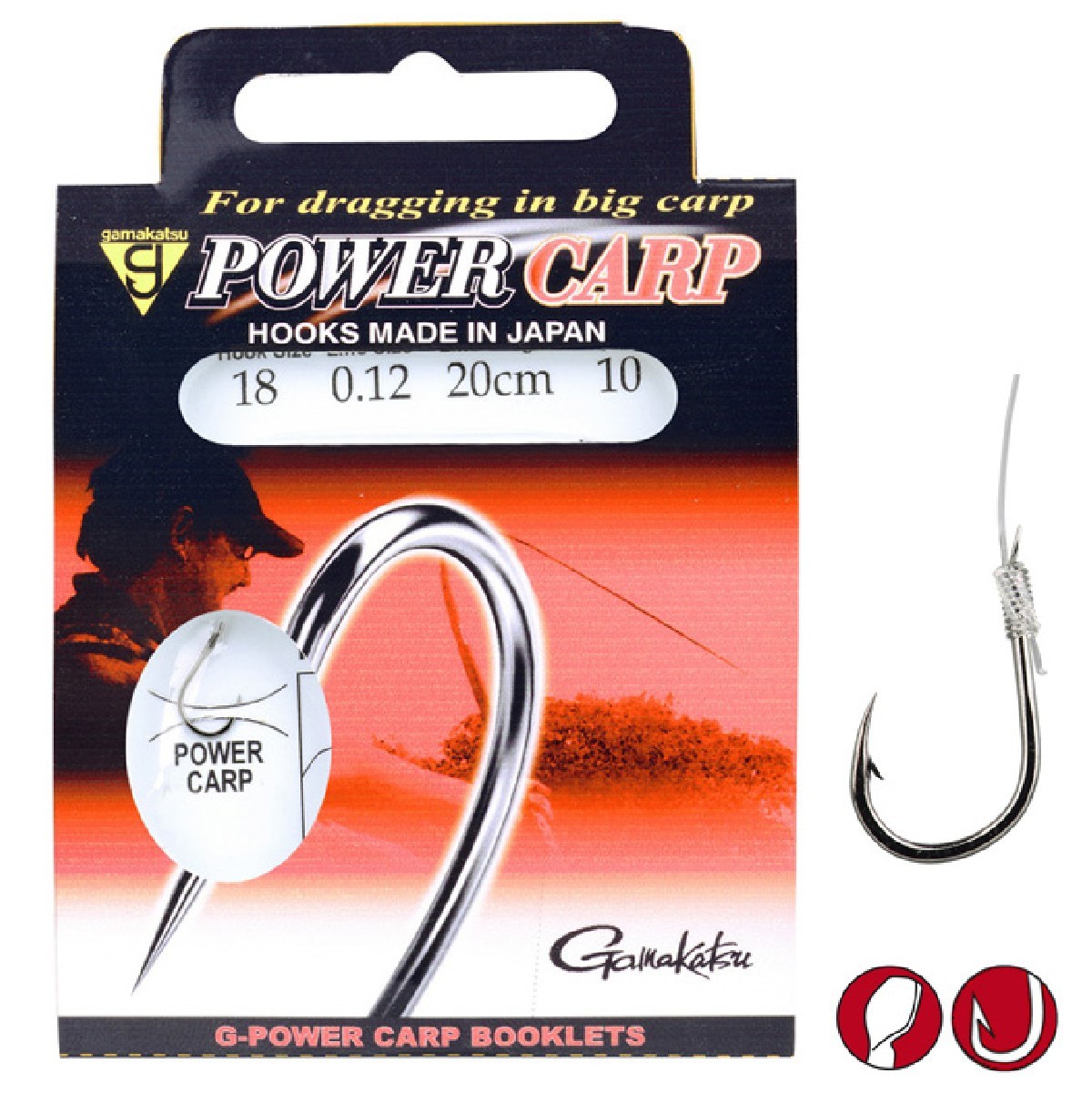 Gamakatsu Bks-Power Carp 20Cm 14-0,14 mm