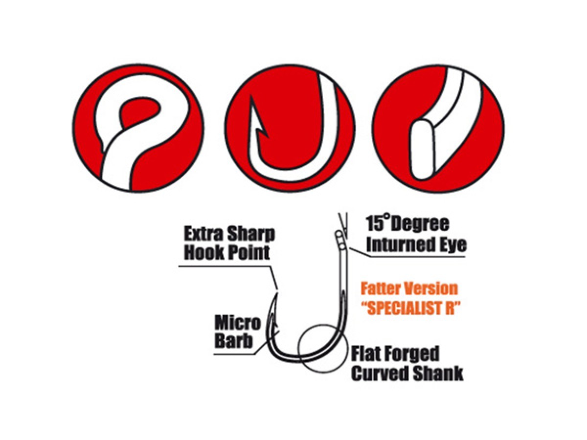 Gamakatsu G-CARP SPECIALIST RX Size 4, 10 st Gamakatsu G-CARP SPECIALIST RX Size 4, 10 st