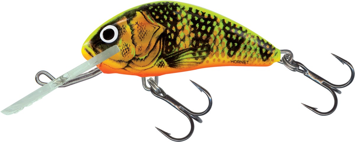 Salmo Hornet Floating 4cm Gold Fluo Perch