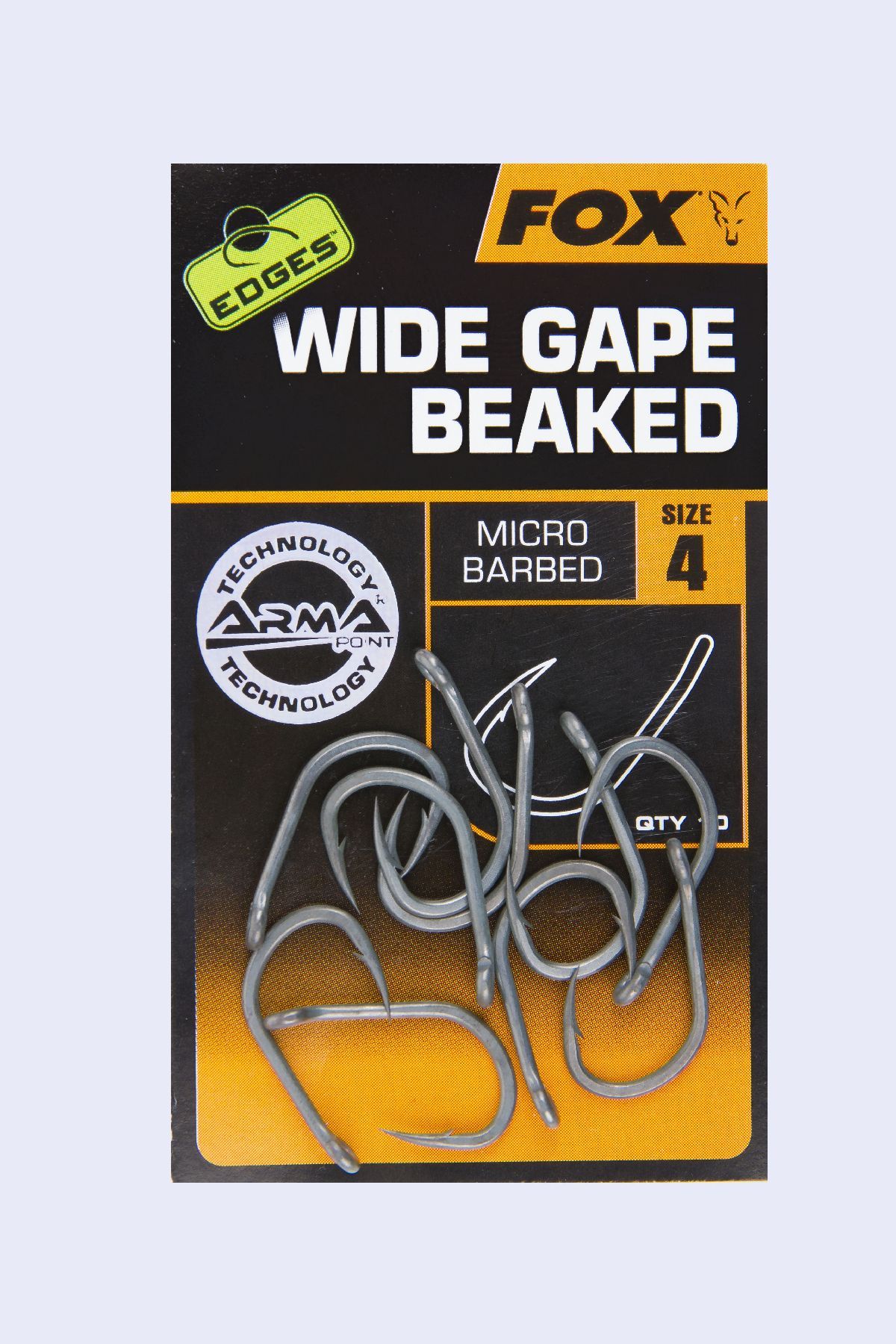 Fox Edges Armapoint Wide Gape Beaked Size 5 10St.