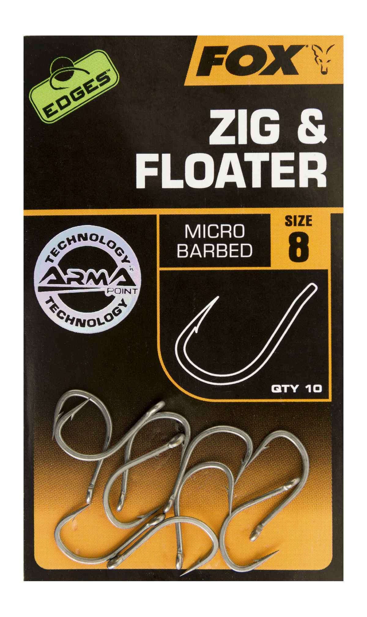 Fox Edges Armapoint Zig & Floater Size 8 10St.