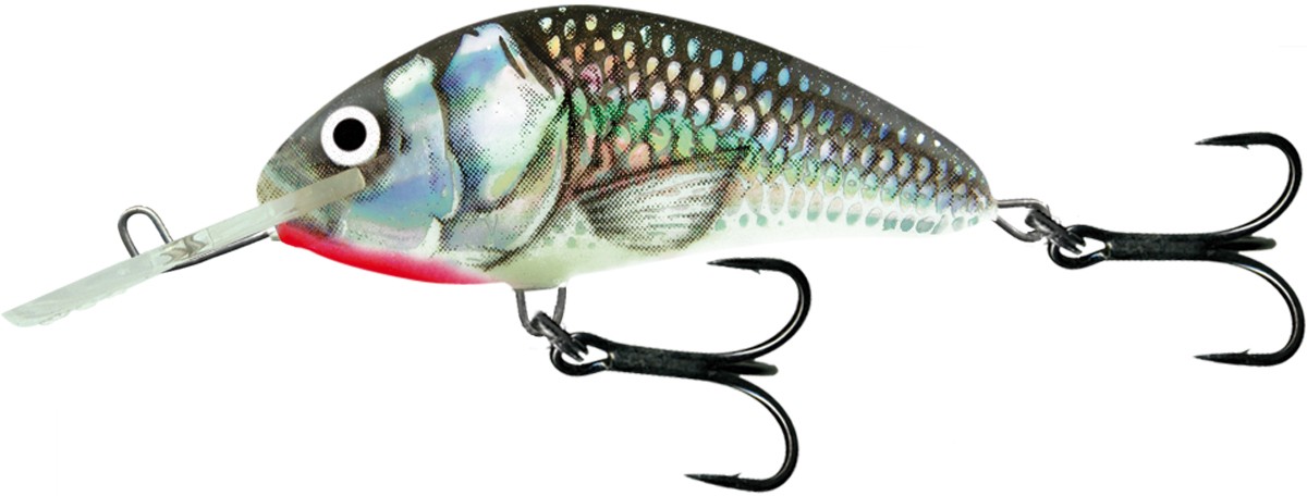 Salmo Hornet Floating 9cm Holographic Grey Shiner Salmo Hornet Floating 9cm Holographic Grey Shiner