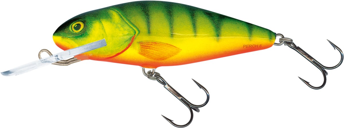 Salmo Perch Deep Runner 8cm Hot Perch