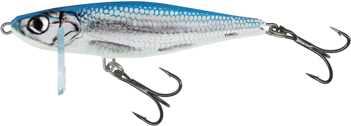 Salmo Thrill Sinking 7cm Blue Fingerling Salmo Thrill Sinking 7cm Blue Fingerling