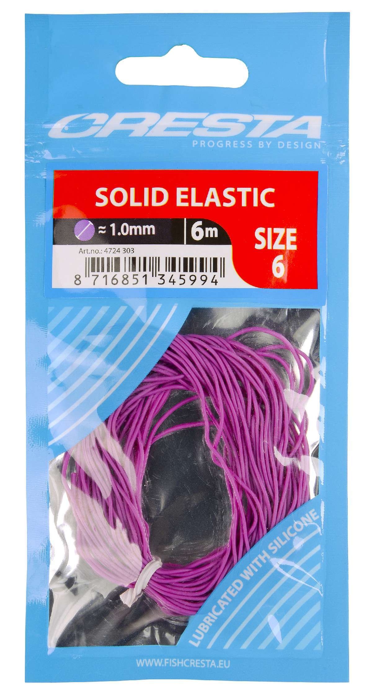 Cresta Solid Elastic 1.4 mm 6 m Fluor Pink