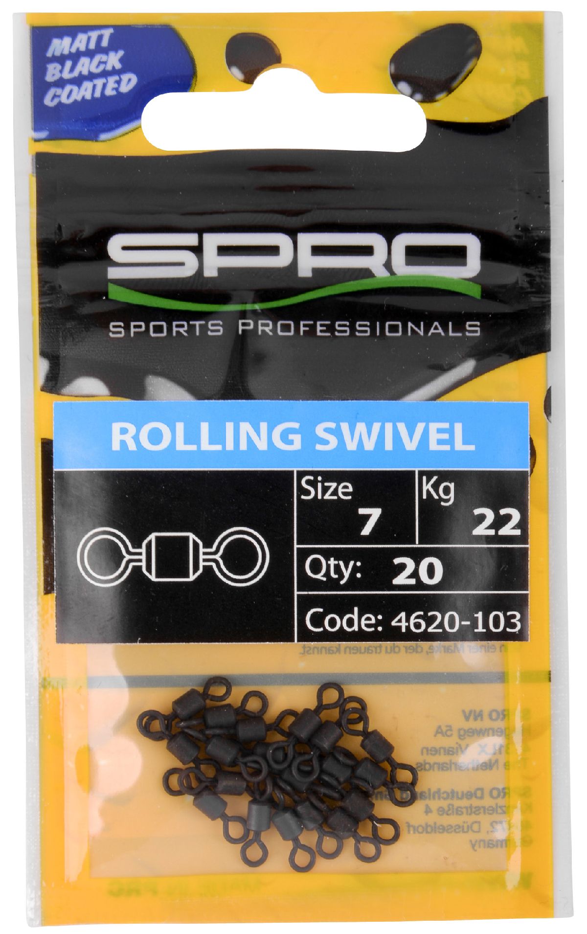 Spro Mb Rolling Swivel Size 10