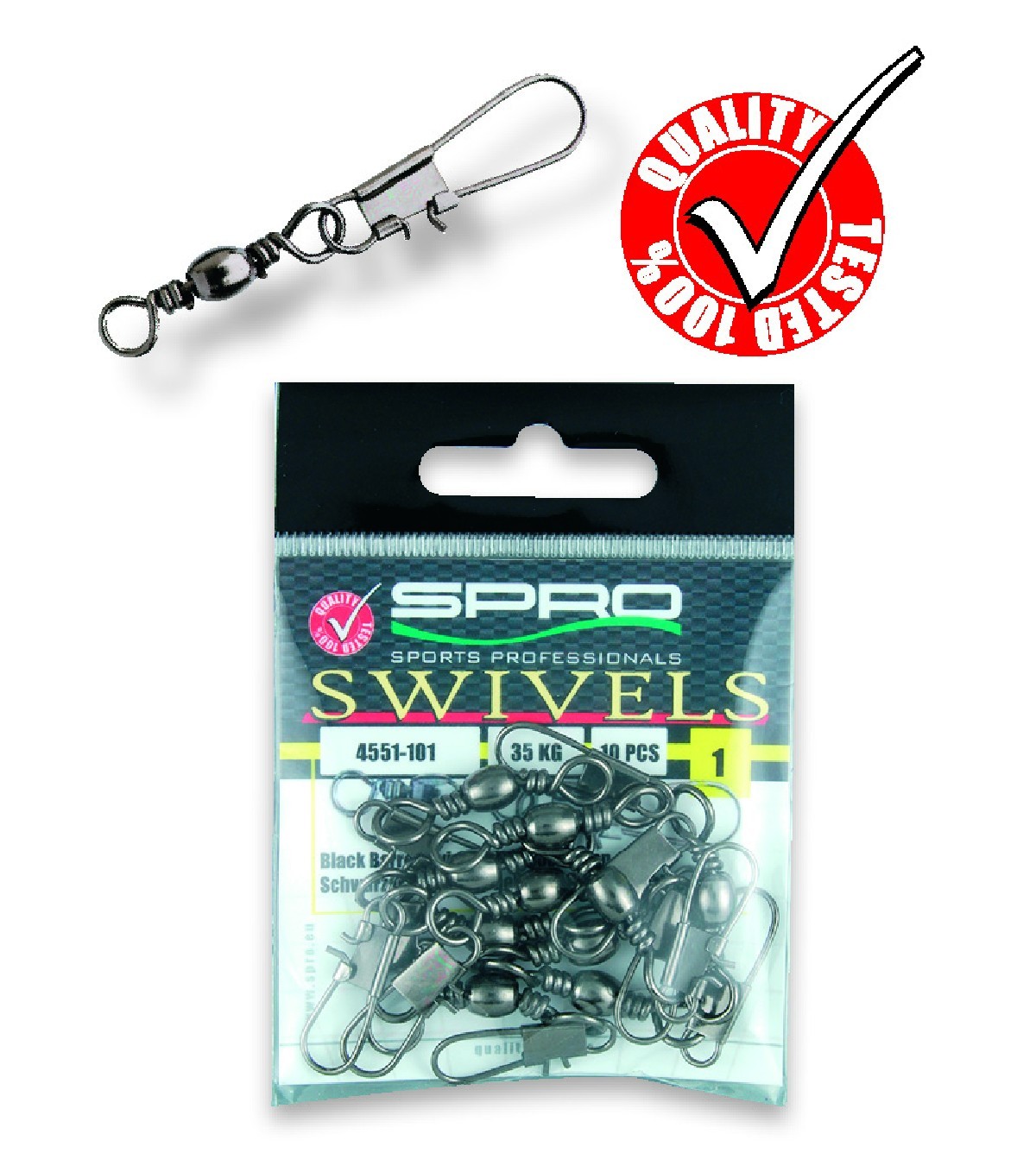 Spro Barrel Swivel + Interlock 2   30kg