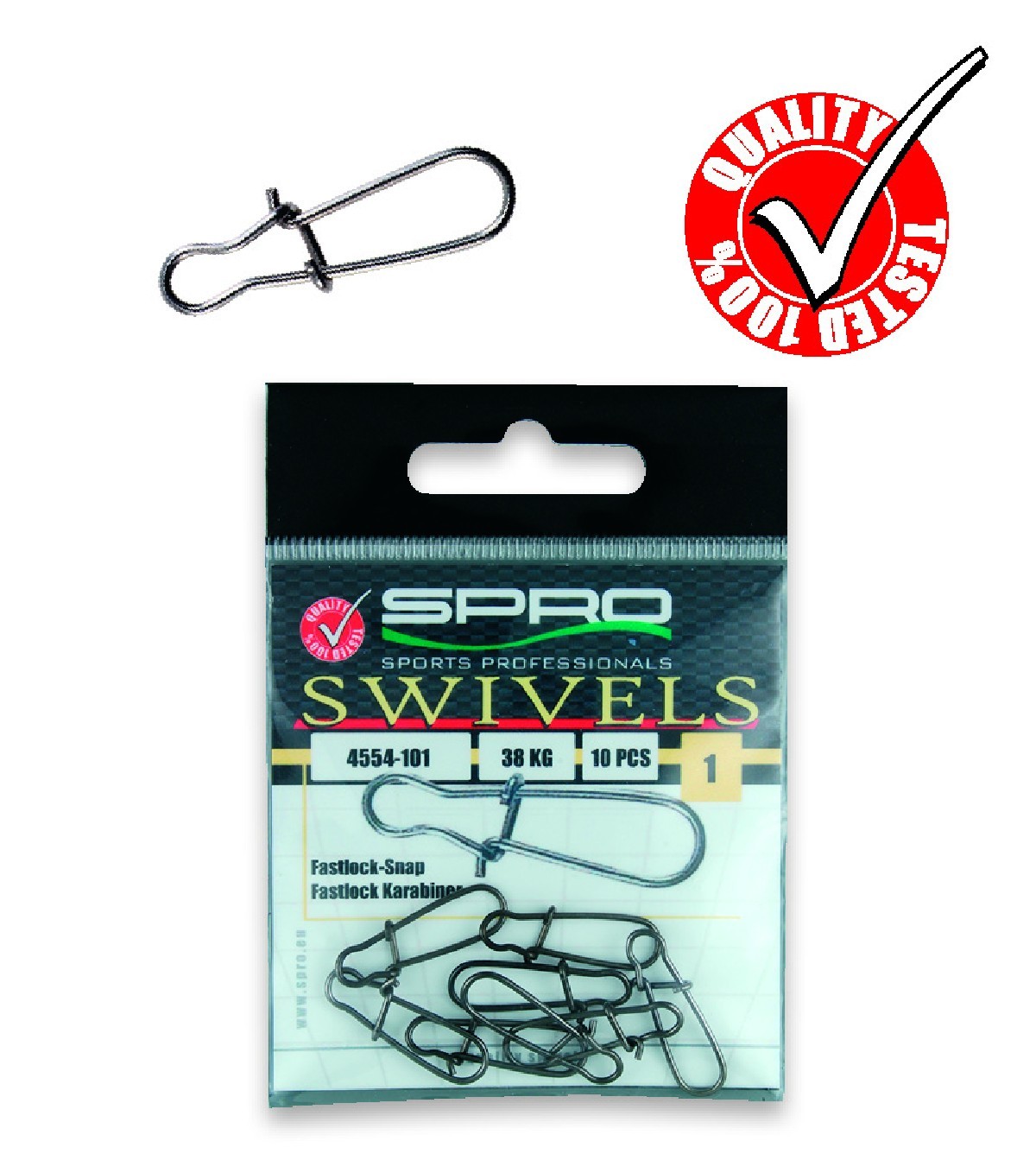 Spro Fastlock snap 3 24kg