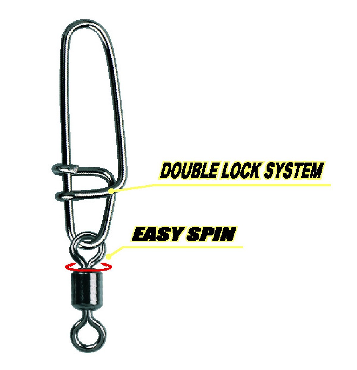 Gamakatsu Hyper S-Snap X H-Swivel Size 5 98kg