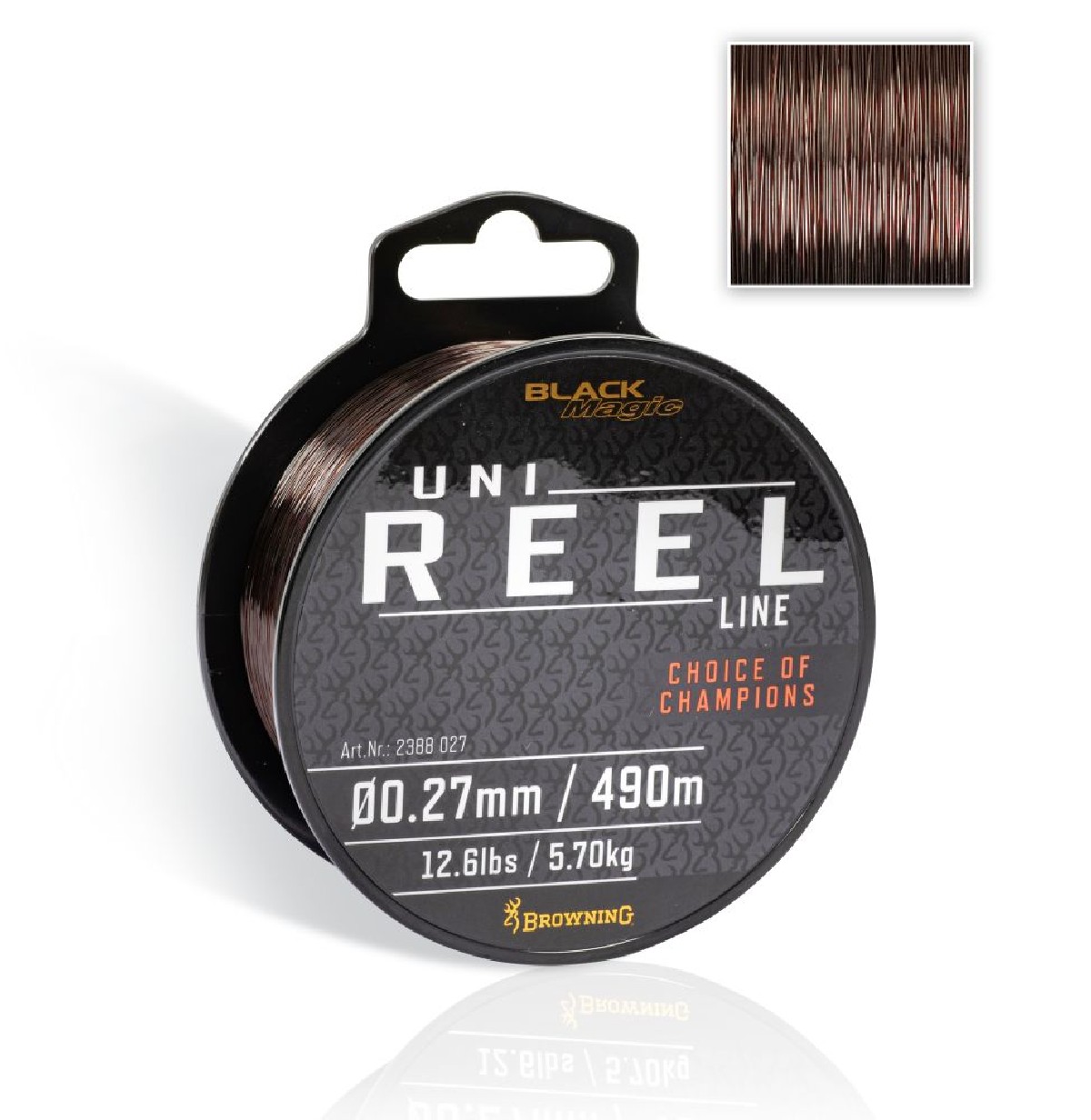 Browning Black Magic Uni Reel Line Brown 0,19 mm 3kg 680 m