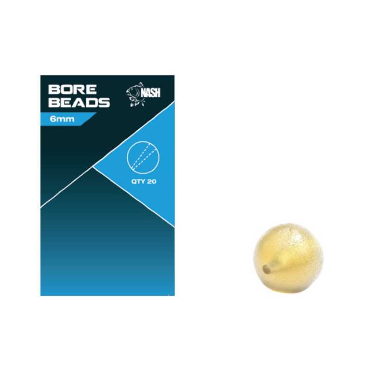 Nash Soft Taper Bore Beads Diffusion Camo 3 mm