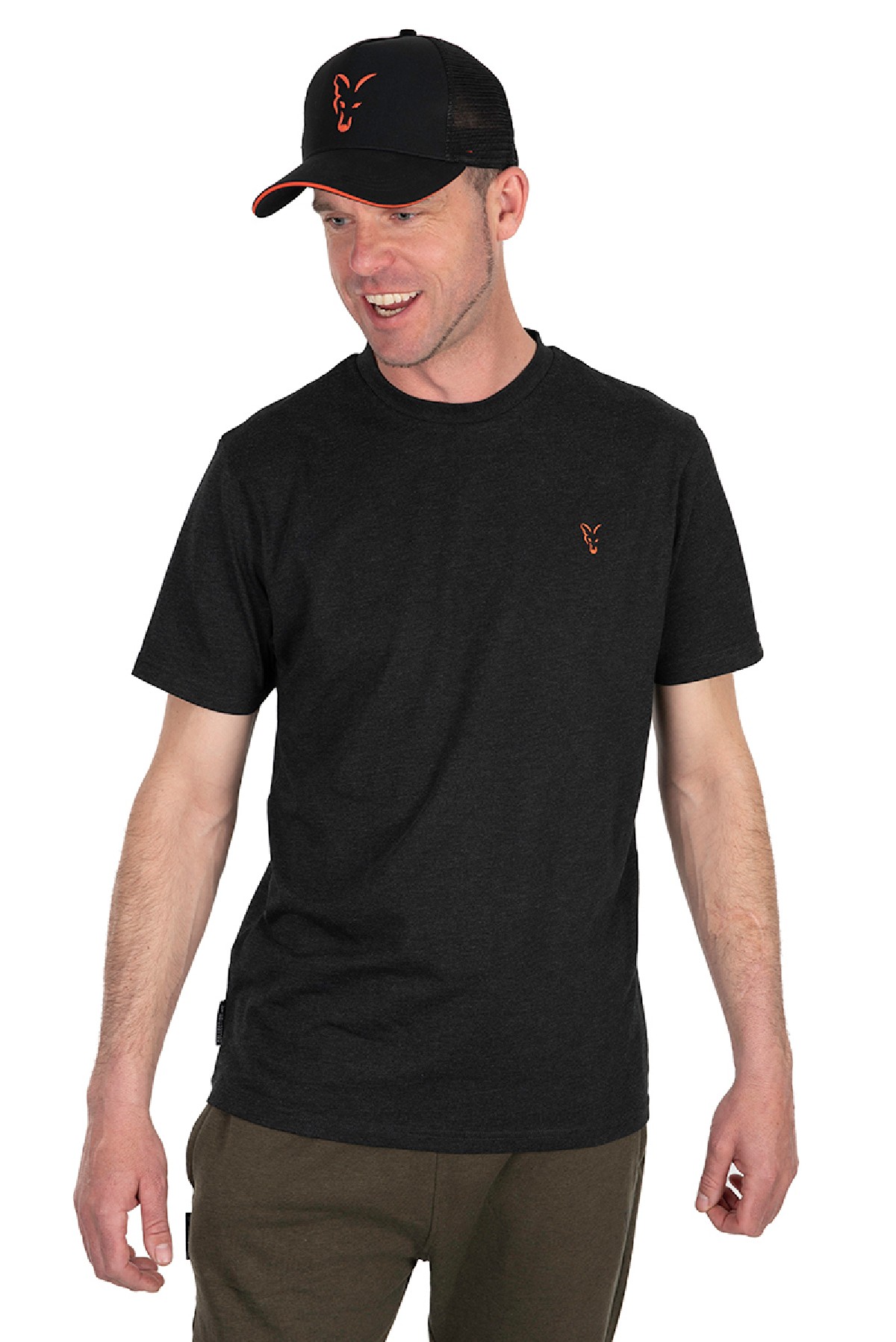 Fox Collection T-Shirt Black & Orange XXX-Large