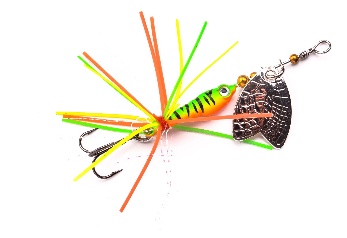 Spro Larva Mayfly Spinner Single Hook 5Cm 4Gr Firetiger