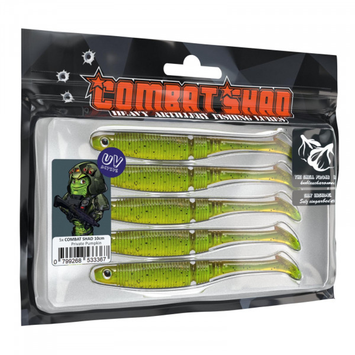 Combat Shad 12,5Cm Private Pumpkin