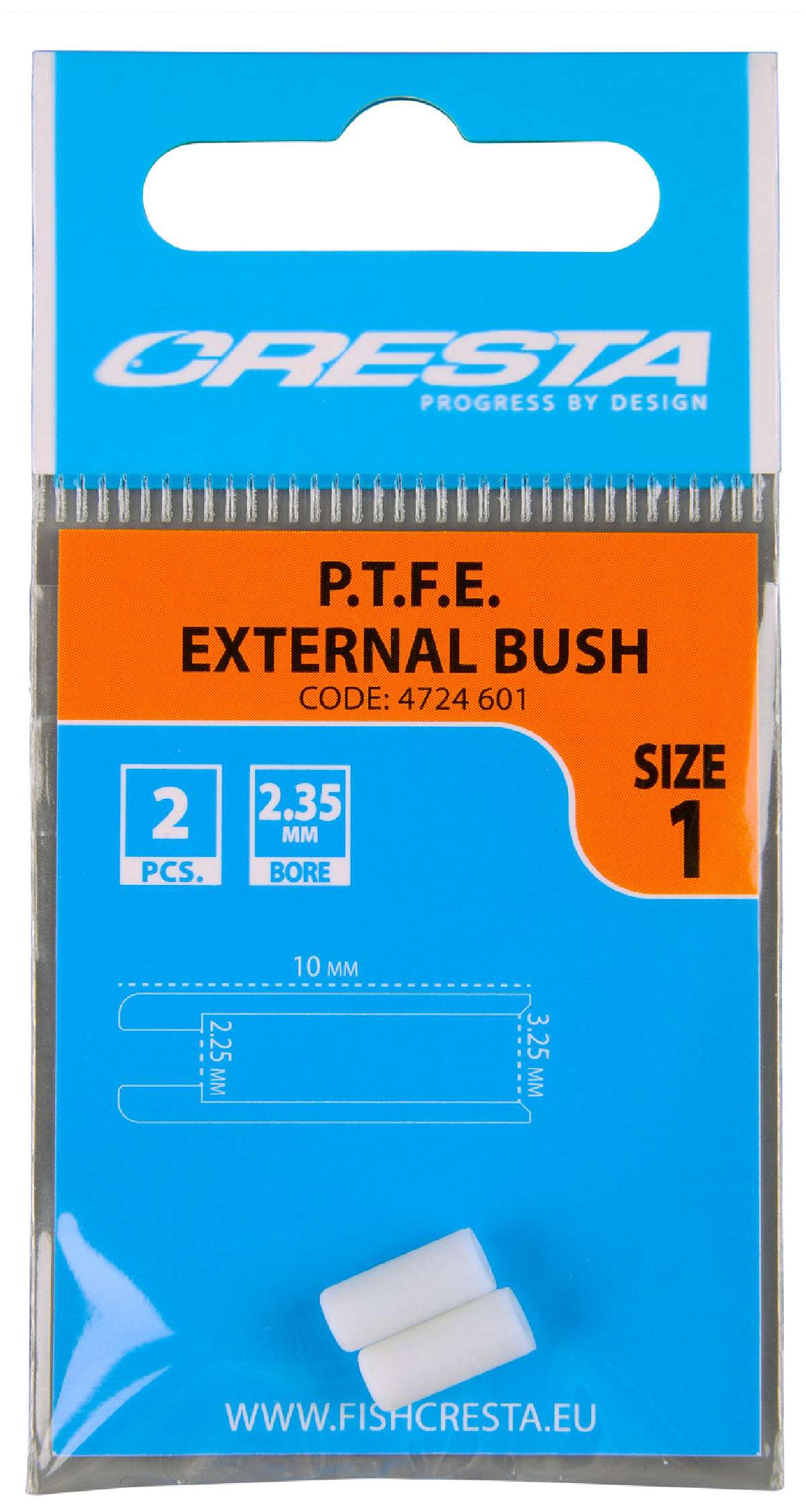 Cresta Ptfe Bush External Size 1 / 2.35 mm Cresta Ptfe Bush External Size 1 / 2.35 mm