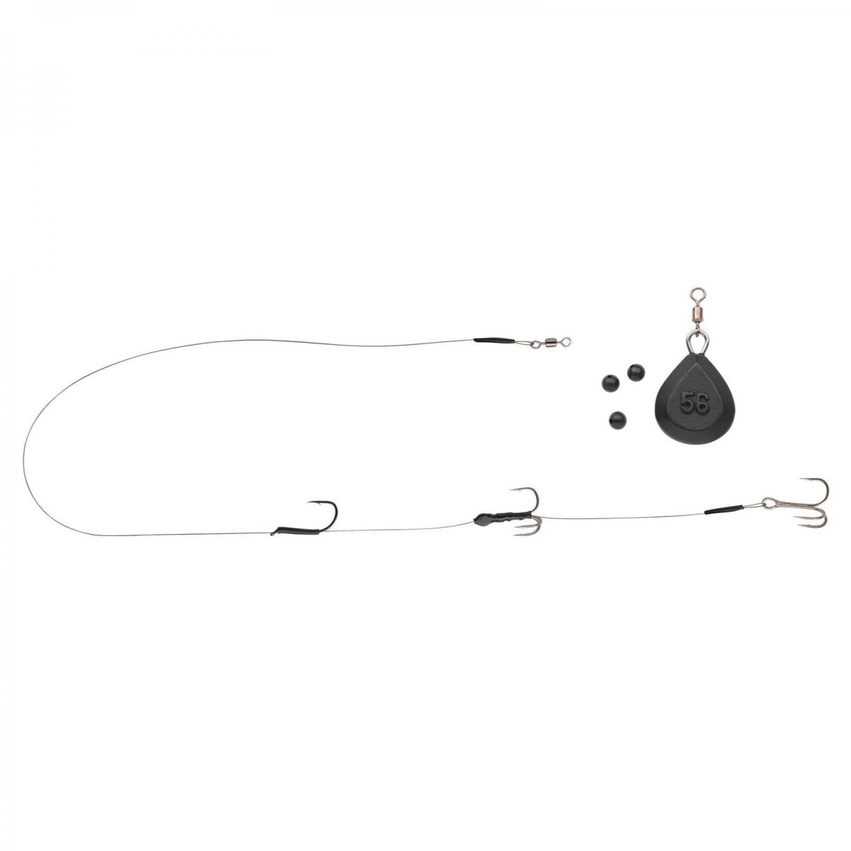 Spro RTG Deadbait Bottom Rig H4 - 50cm - Grijs