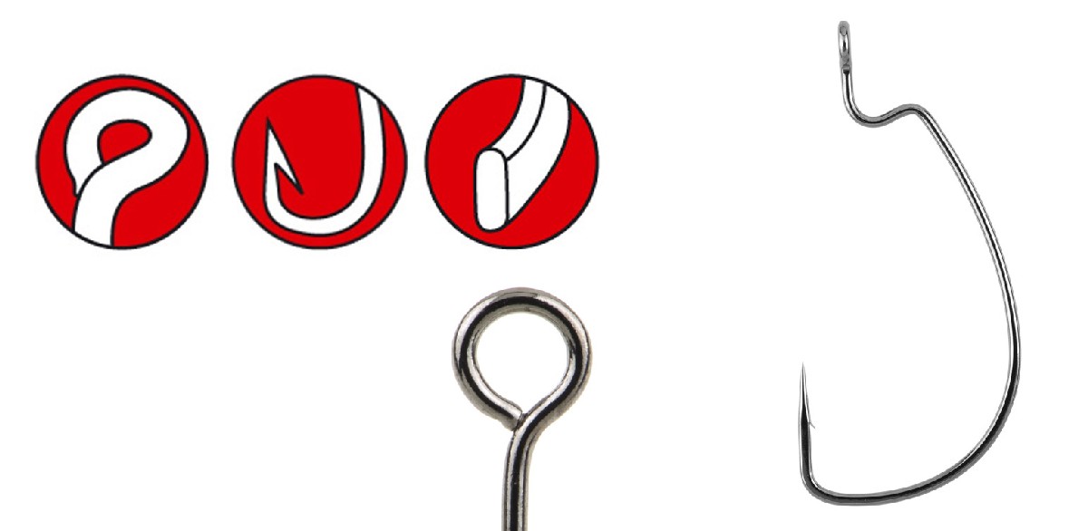 Gamakatsu Worm 330 Bottom Jigging Haak Size 1 Gamakatsu Worm 330 Bottom Jigging Haak Size 1