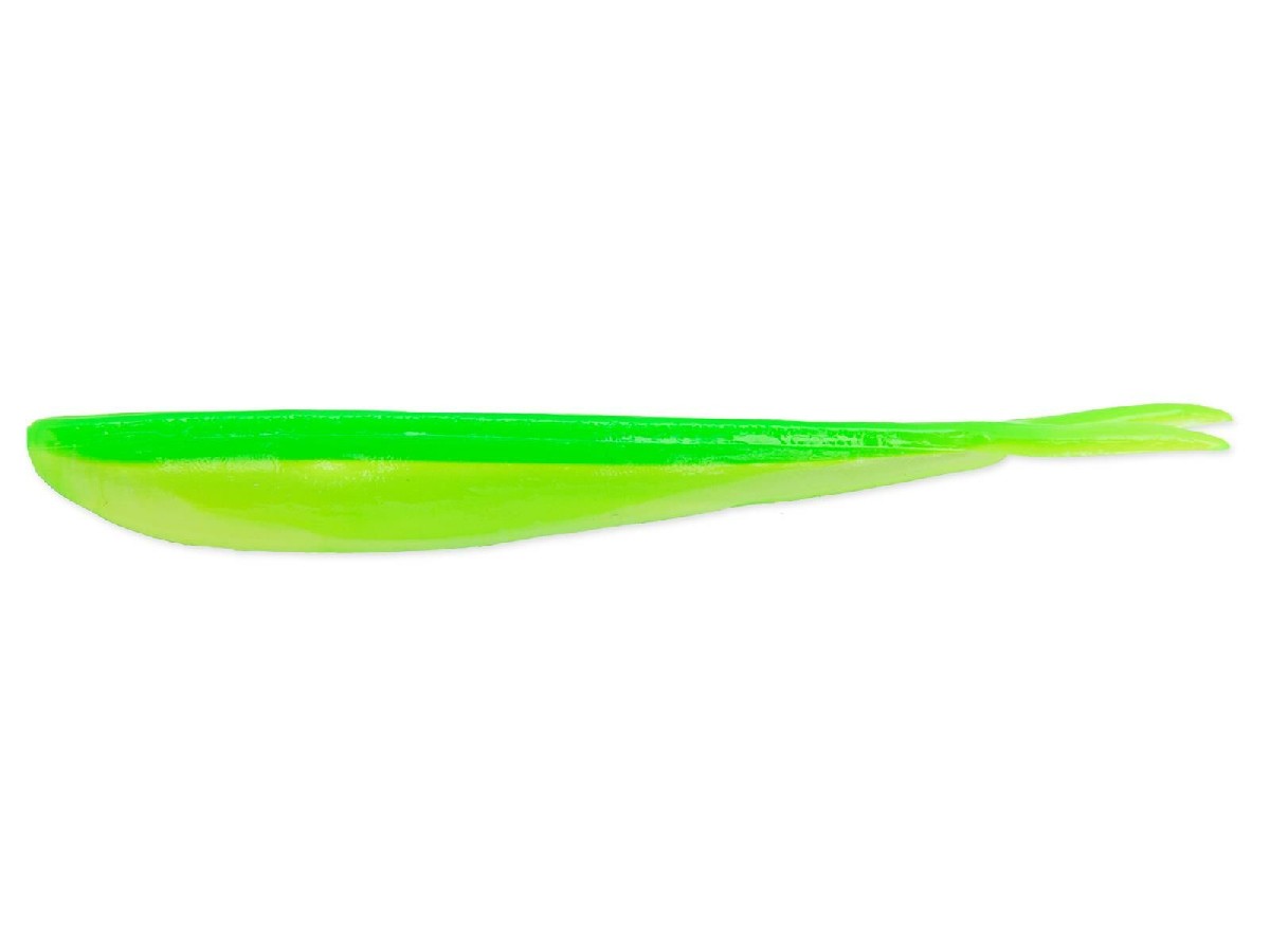 Lunker City Fin-S Fish 4inch / 10Cm 10st. Limetreuse