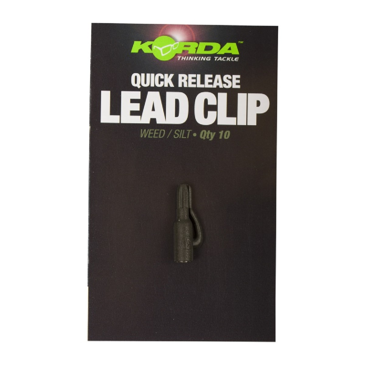 Korda Quick Release Lead Clips  Weed / Silt