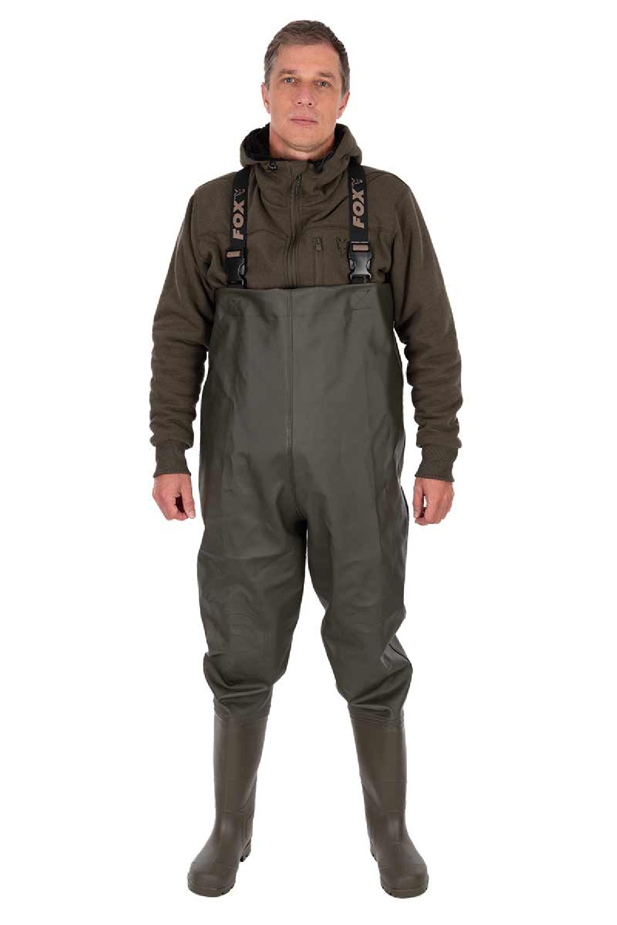 Fox Khaki HD Waders Size 42