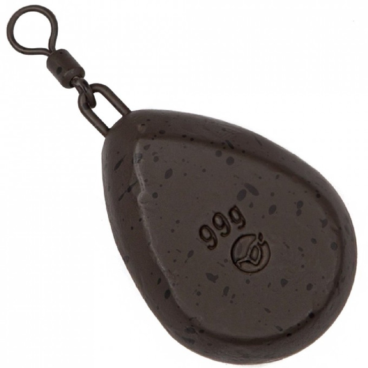 Korda Flat Pear Swivel Lead Gravel / Weed 2st.