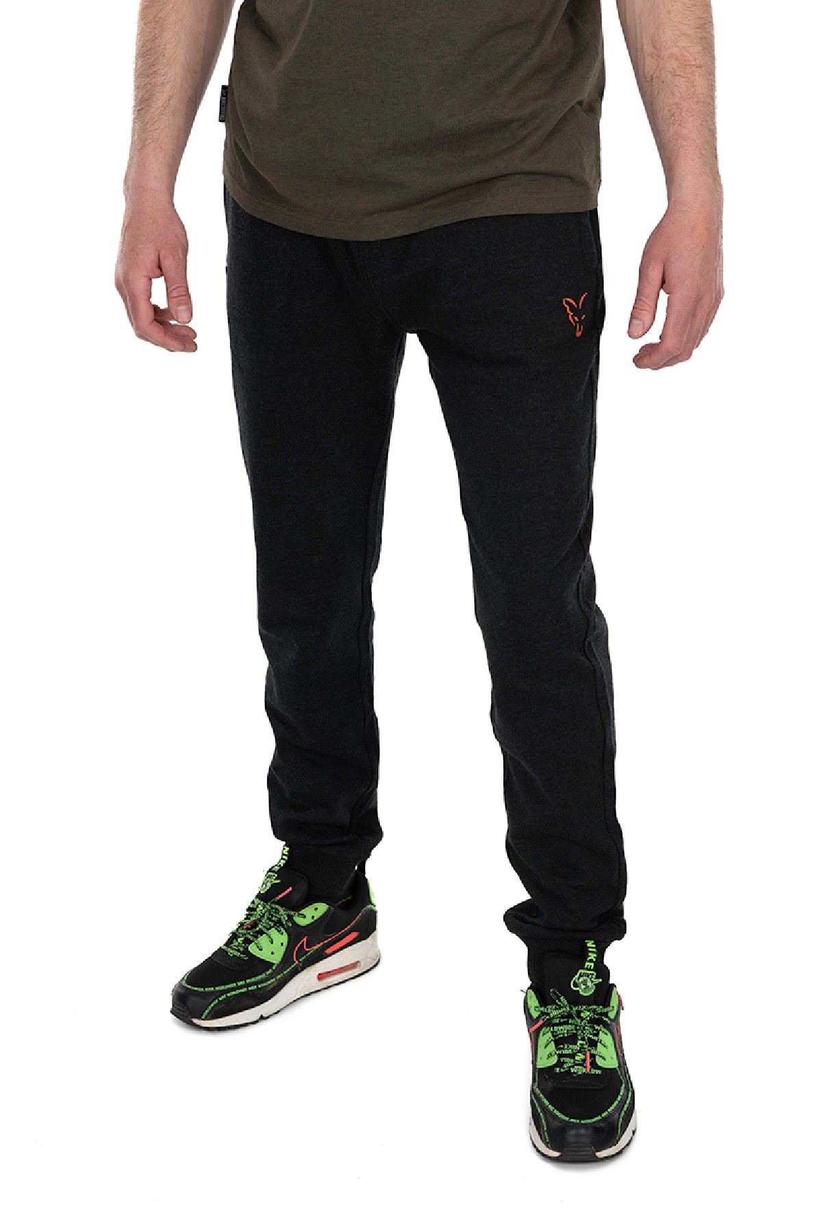 Fox Collection Lightweight Jogger Black & Orange X-Large