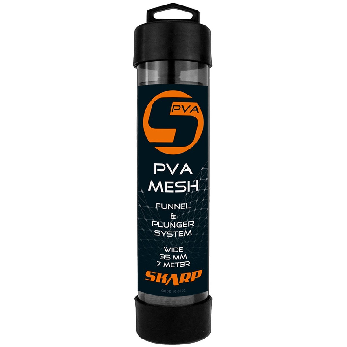 Skarp PVA Mesh Funnel & Plunger System 7 m Wide 35 mm Skarp PVA Mesh Funnel & Plunger System 7 m Wide 35 mm